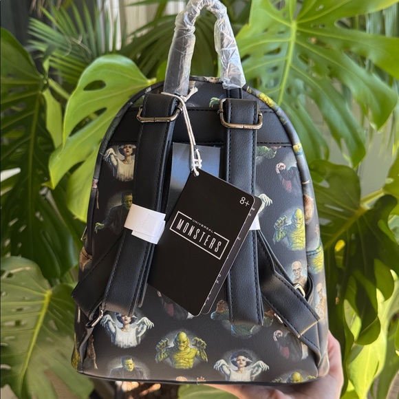 Loungefly Universal Monsters Characters Allover Print Mini Backpack
